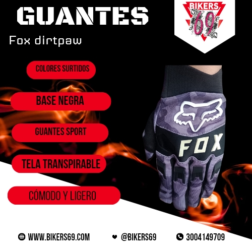 GUANTES FOX ADULTO