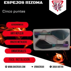 ESPEJOS RIZOMA 5 PUNTAS