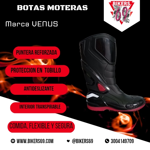 BOTAS MOTERAS VENUS Y GENERICAS