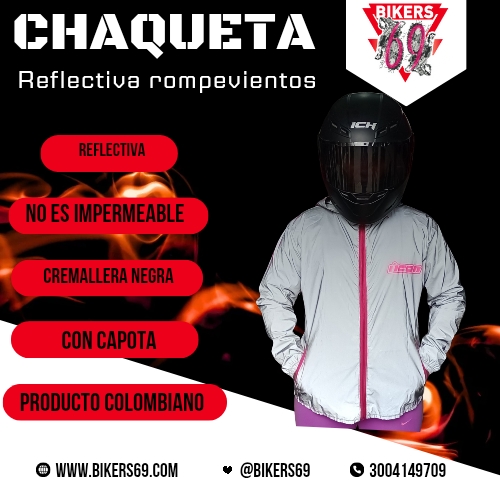 CHAQUETA CORTAVIENTO REFLECTIVA - Image 3