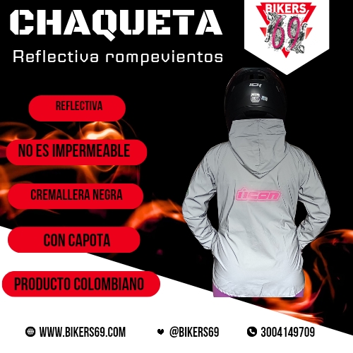 CHAQUETA CORTAVIENTO REFLECTIVA - Image 4